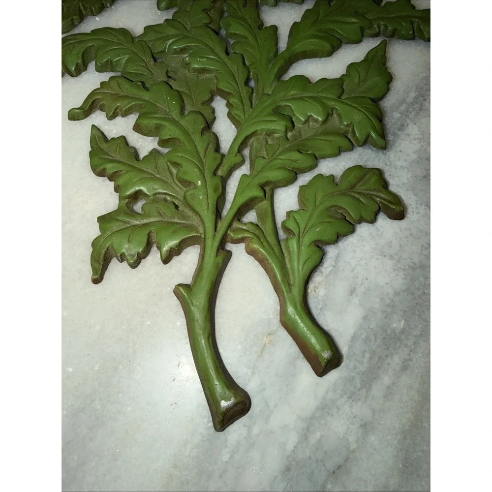 Vintage Chrysanthemum Wall Art Metal Syroco Dart‎ Burwood Large Yellow Flower